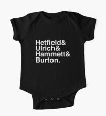 Metallica Original Line-Up Typography One Piece - Short Sleeve