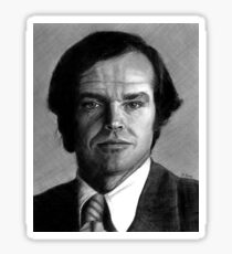 Jack Nicholson Portrait Sticker