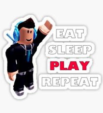 Roblox - Eat Sleep Play Repeat Sticker