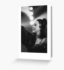 Demi Lovato Greeting Card