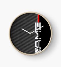 super car logo Clock