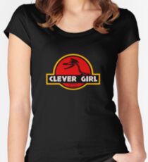 Clever Girl Women's Fitted Scoop T-Shirt