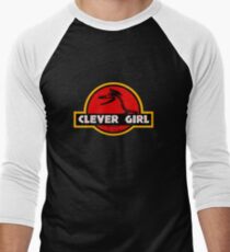 Clever Girl Men's Baseball ¾ T-Shirt