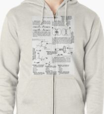 Physics. Magnets and Electromagnetism Zipped Hoodie