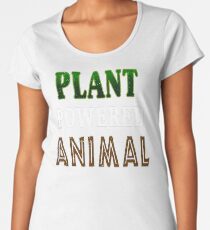 Plant Powered Animal Women's Premium T-Shirt