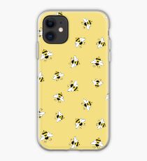 Bee seamless pattern iPhone Case
