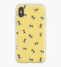 Bee seamless pattern iPhone Case