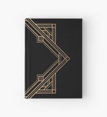 Eleganter goldener Diamant Notizbuch