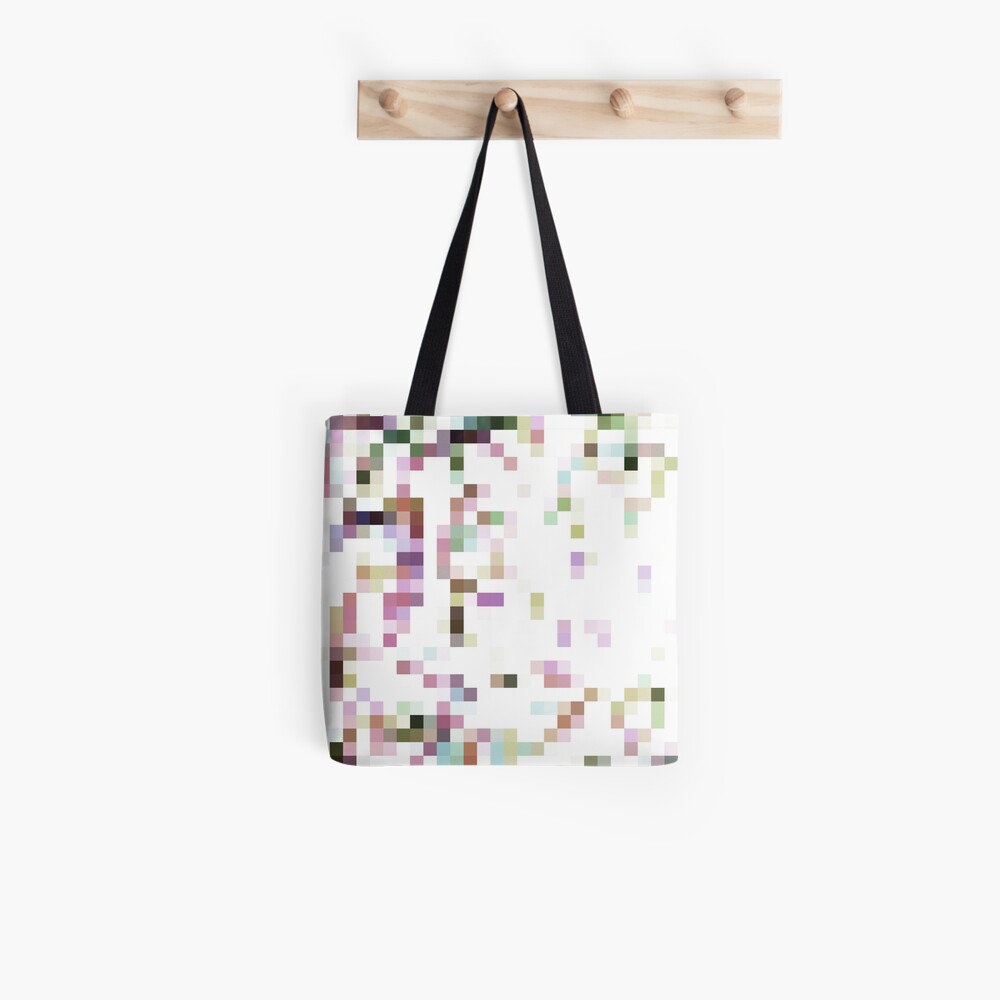 "pixels in pastel hues" Tote Bag by byjwp Redbubble