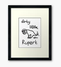 Dirty Little Rupert Framed Print