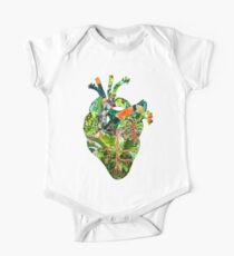 Botanical Heart Green One Piece - Short Sleeve