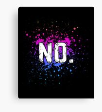 NO Funny Bar Drinking Party Gift Canvas Print