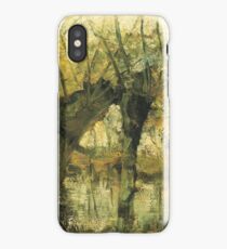 HD Willow Grove Impression of Light and Shadow, by Piet Mondrian - 1905 HIGH DEFINITION iPhone Case