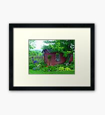 Garden Shed Framed Print