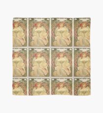 'Obraz' by Alphonse Mucha (Reproduction) Scarf