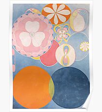 HD Grupp IV, nr 2, by Hilma af Klint 1907 HIGH DEFINITION Poster