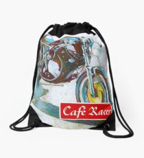 Café Racer Classic Drawstring Bag