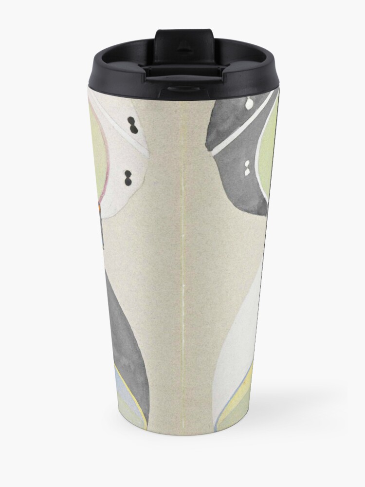 Alternate view of HD Tree of Knowledge No. 5, by Hilma af Klint 1907 HIGH DEFINITION Travel Mug