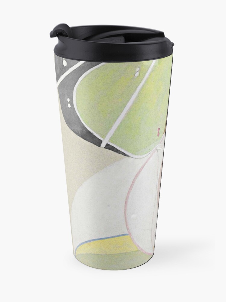 Alternate view of HD Tree of Knowledge No. 5, by Hilma af Klint 1907 HIGH DEFINITION Travel Mug