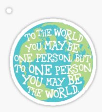 Dr Seuss quote Sticker