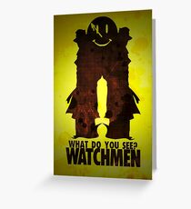 Watchmen - Rorschach Greeting Card