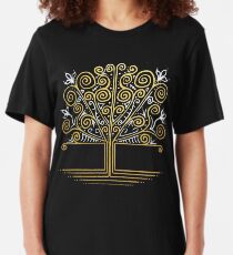 Silver and Gold Slim Fit T-Shirt