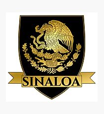 Crête de Sinaloa Noir Escudo de Sinaloa Impression photo