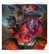 Monster Hunter World Elder Dragon Turf War Poster
