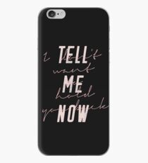 The Rose "Baby" Lyrics - Black iPhone Case