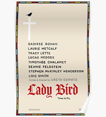 Minimalist Lady Bird Poster Poster