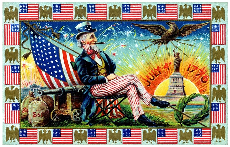 Онлайн, открытки сша старые