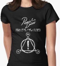 panic pray disco for the wicked tour 2018 mrono Women's Fitted T-Shirt
