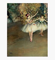 Two Dancers on a Stage Photographic Print