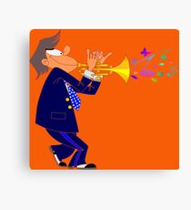 Trumpet Player Canvas Print