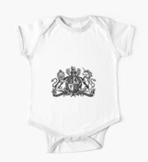 DIEU ET MON DROIT royal, wedding, prince, queen, princess, great britain One Piece - Short Sleeve