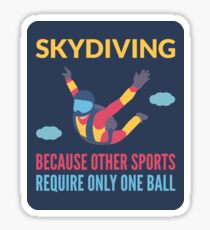 Cool Skydiving Shirts And Gifts Sticker