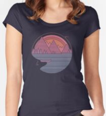 Les montagnes appellent T-shirt échancré