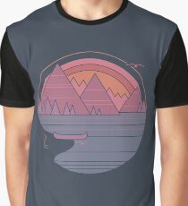 Camiseta gráfica Las montañas están llamando