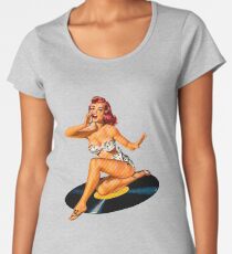 Rockabilly Goddess Women's Premium T-Shirt
