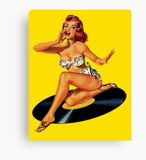 Rockabilly Goddess Canvas Print