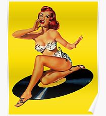 Rockabilly Goddess Poster