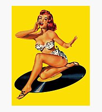 Rockabilly Göttin Fotodruck