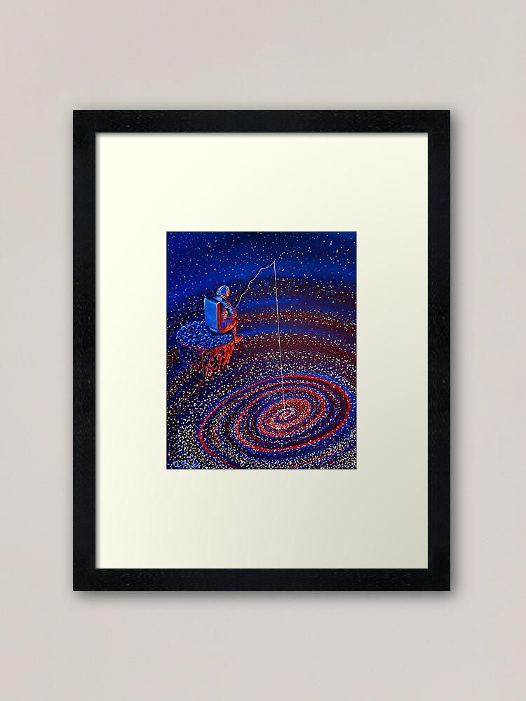 Alternate view of Gone Fishin Framed Art Print