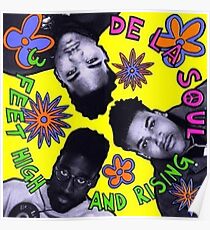 Póster DE LA SOUL - 3 pies alto y en aumento