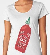 Extra Spicy Autistic Pride Women's Premium T-Shirt