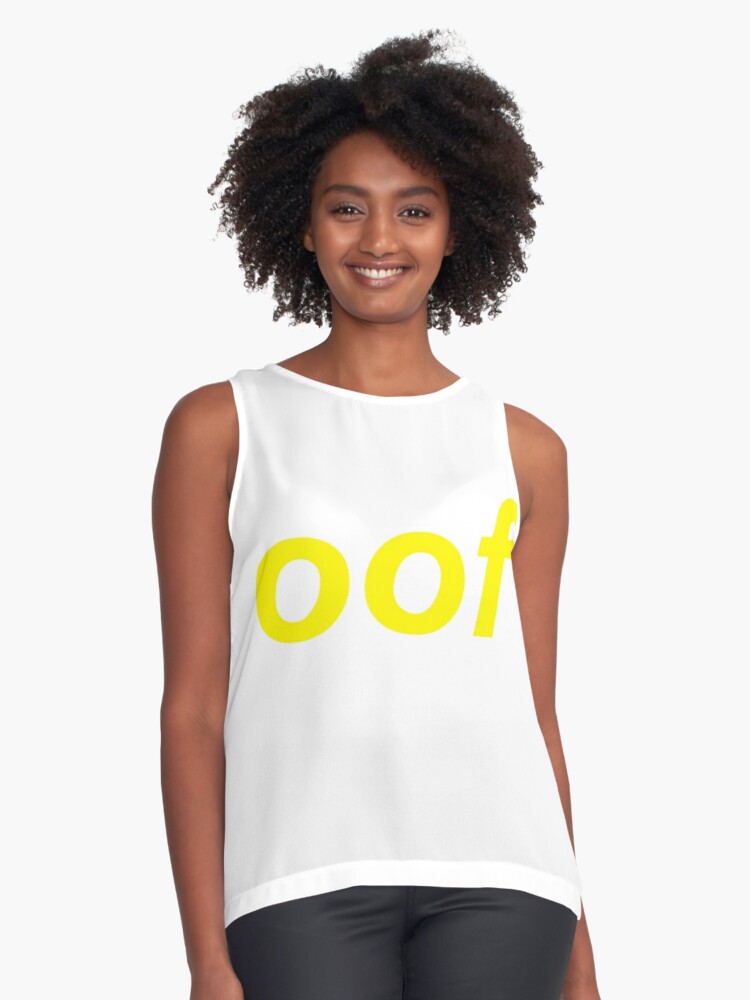 Oof Roblox Death Sound Meme Sleeveless Top By Cooki E Redbubble - oof roblox death sound meme sleeveless top by cooki e redbubble