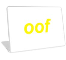 Oof Roblox Death Sound Meme Laptop Skins By General Pluto Redbubble - roblox oof sound scratch