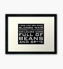 Beans Framed Print