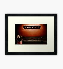 UNION SQUARE Framed Print
