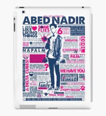 The Wise Words of Abed Nadir iPad Case/Skin